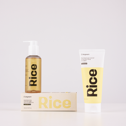 Vegreen Rice Double Cleansing Duo –  2-stegsrengöringsrutinen